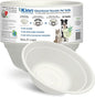 Kinn Kleanbowl Disposable Dog Food Bowls, 16 oz (Pack of 50) - Frame System Refills, Use for Travel, Boarding, or Crate, Compostable Pet Travel Bowl, No Plastic, Leakproof, Portable Dog Dish
