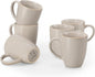 vancasso PLAYA Ceramic Coffee Mug Set of 6, 12 Oz Tea Cups by vancasso