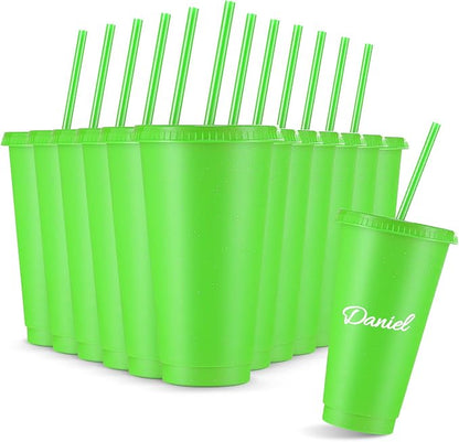 Amyhill 12 Pcs Reusable Glitter Cups by Amyhill