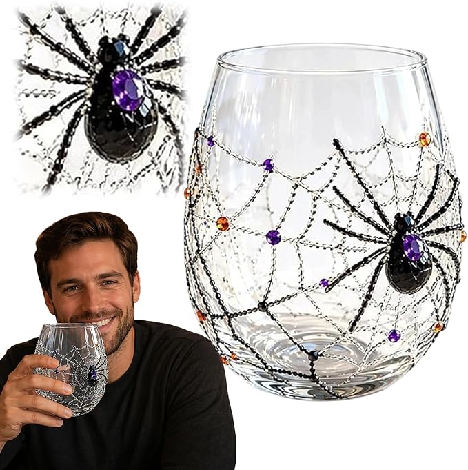 3D Halloween Artisan Glassware Collection, Halloween Artisan Glass Cups | - Image 8