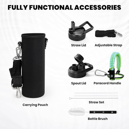 RAYMYLO Insulated Water Bottle 24 oz, Triple Wall Vacuum Stainless Steel | - Image 6