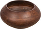 Bloomingville Modern Round Wood Bowl, Walnut Finish by Bloomingville