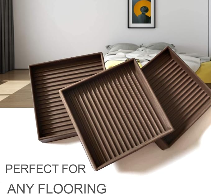 Furniture Coasters, Rubber Furniture Feet, Anti Slide Floor Protector - Image 2