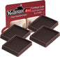 Furniture Coasters, Rubber Furniture Feet, Anti Slide Floor Protector by Yelanon