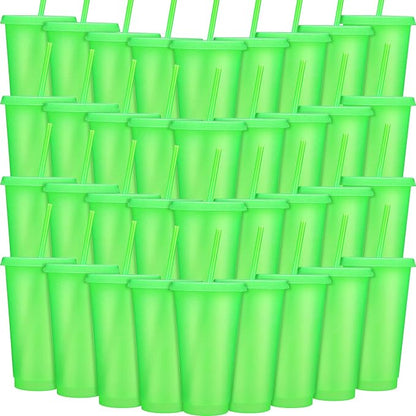 Honeydak 60 Pack Tumbler with Straw and Lid Bulk Cups by Honeydak