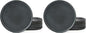 famiware Star Salad Plates for 6, 8 inches Plate Set, Stoneware Dinnerware by Famiware