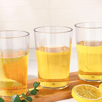 Meanplan 48 Pack Plastic Reusable Drinking Glasses Restaurant Grade 8 oz - Image 5