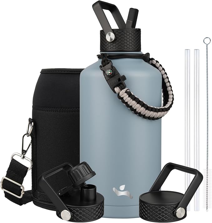 Konokyo 87 oz Insulated Stainless Steel Water Bottle Jug by Konokyo