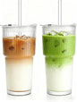 Haundry 20oz Ribbed Glass Cups by Haundry
