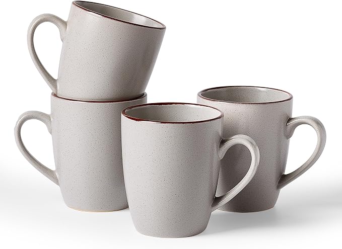famiware Venus Coffee Mugs Set of 4, 13 oz Ceramic Stoneware Mug Cup Set | by Famiware