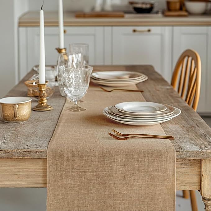 12 Pack Burlap Table Runners 12x72 Inch - Image 6