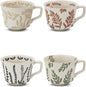11 oz Ceramic Coffee Mug, Stoneware Teacup by LINVIA