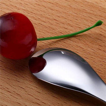 VANRA 4.9in 4-Piece Tea Spoons Set Stainless Steel Coffee Appetizer Dessert - Image 2