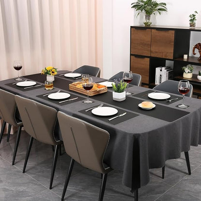 Table Runners 55 Inch Long, Dual-Sided Faux Leather Table Runner | Waterproof - Image 6