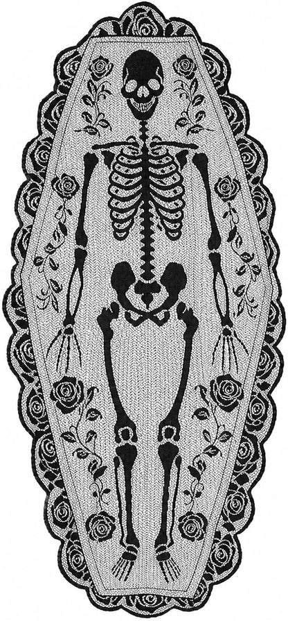 Halloween Tablerunner in Black Polyester by SHTALHST