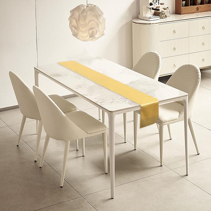Gold Table Runners, 12x108 Inches, 6 Pack | Satin, Silk and Smooth Fabric - Image 6