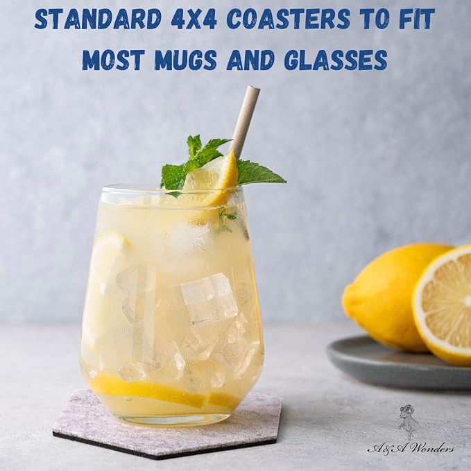 A&A Wonders Premium Felt Coasters - Image 3
