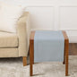Solino Home 100% Pure Linen Table Runner Blue, Classic Hemstitch 14 x 36 in | by SolinoHome