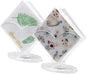 Cocktail Napkin Holder 2 Pack | Acrylic Clear Coffee Filter Holder, Modern by Gasgimos