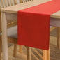Encasa XO Table Runner 13"x72" Long | Cotton Canvas Fabric | Brick Solid Color by EncasaXO