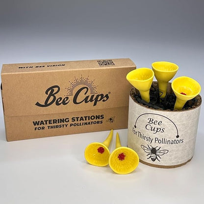 5 Pack, Bee Watering Station, 100% Handmade Porcelain, Bee and Butterfly Feeder - Image 8