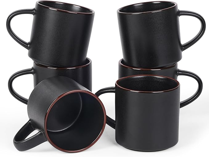 famiware Coffee Mugs Set of 6, Nebula 14oz Coffee Mugs Ceramic Cup Set | by Famiware