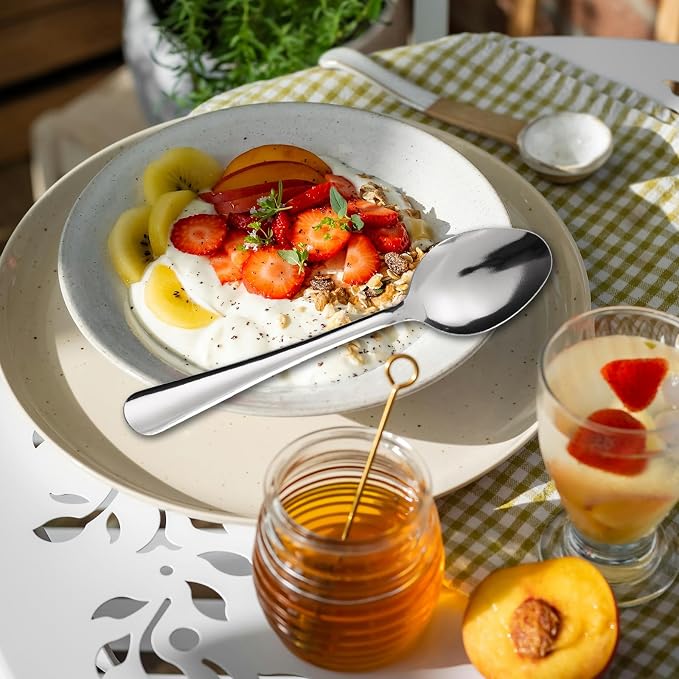 Windsor 36-Pcs Stainless Steel Dinner Spoons, Metal Spoons - Image 5