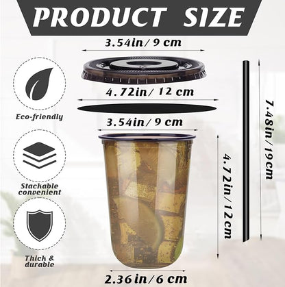 16oz Disposable Stemless Glasses - Image 2