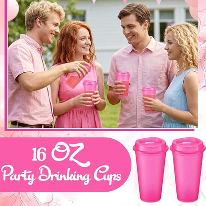 Honeydak 45 Pack 16 oz Reusable Coffee Cups - Image 5