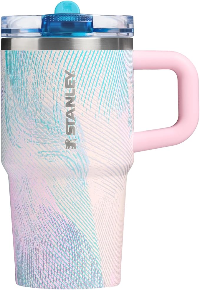 STANLEY Quencher ProTour Flipstraw Tumbler, 20 oz, Sea Glass Plume | Built-In by Unknown