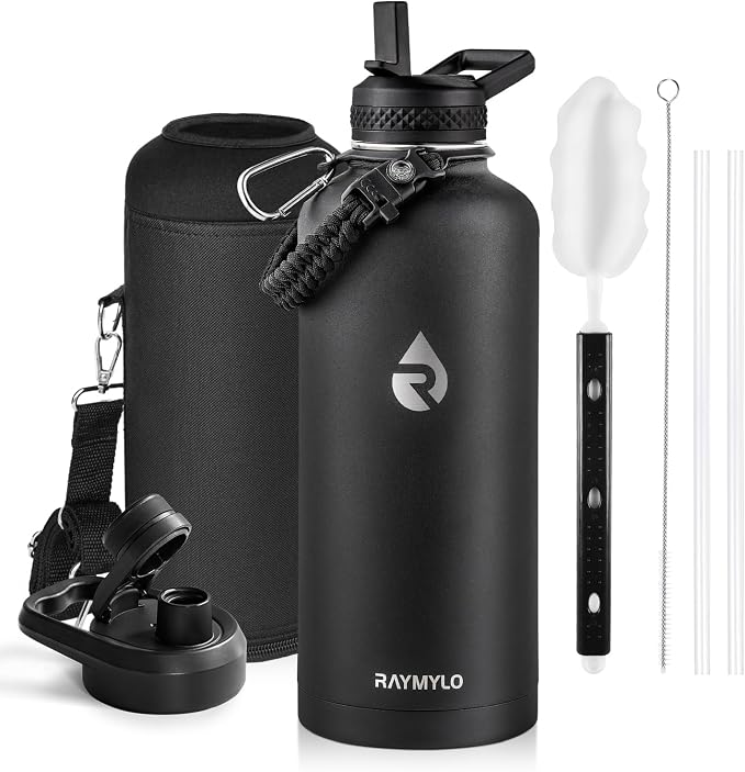 RAYMYLO Insulated Water Bottle 87 oz, Triple Wall Vacuum Stainless Steel | by RAYMYLO