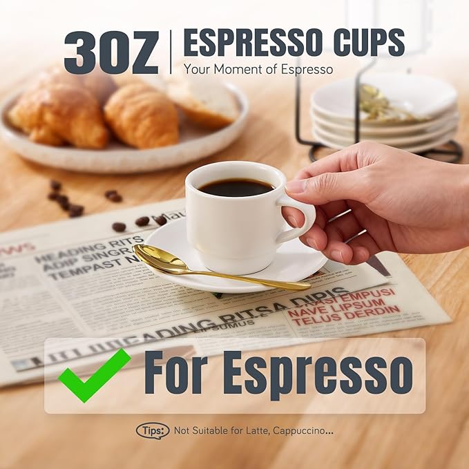 Lareina 3-Ounce Espresso Cups - Image 2