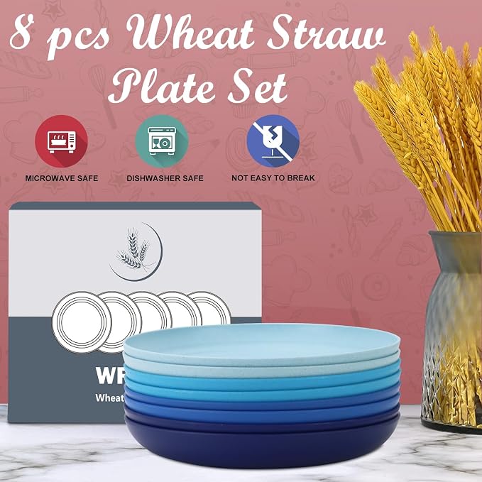 Wheat Straw Salad Plates - Image 6