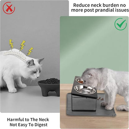 Summark Upgraded Elevated Cat Bowls - Image 2