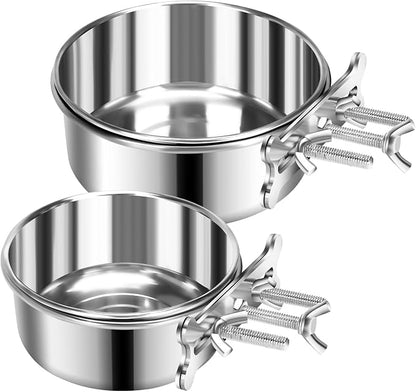 2 Pcs Small Dog Food Water Bowl by YummySam