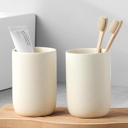Beige Toothbrush Holders for Bathrooms by BSDISP