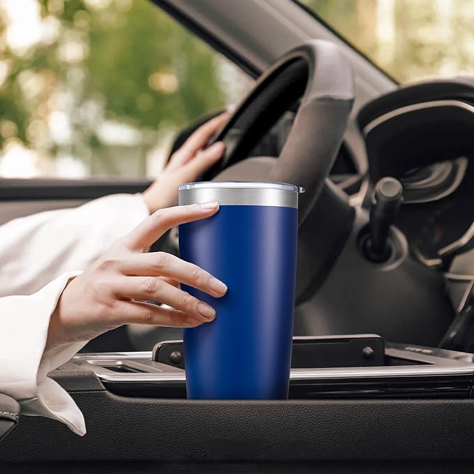 20 oz Tumbler with Lid Stainless Steel Insulated Tumblers Bulk Cups Mug | - Image 5