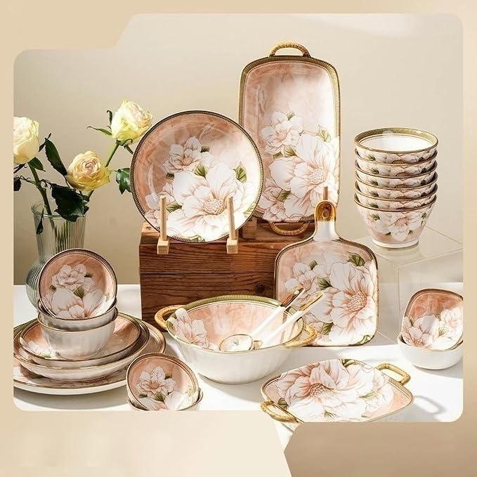 Japanese-style personalized household ceramic tableware, restaurant matching - Image 4