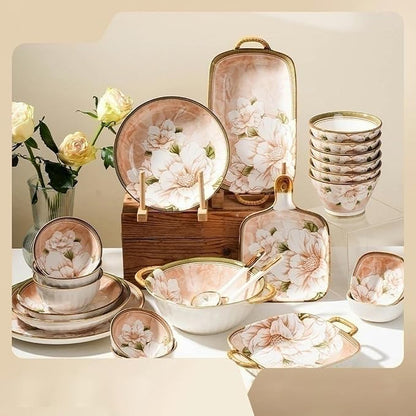 Japanese-style personalized household ceramic tableware, restaurant matching - Image 3