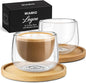 MIAMIO - Coffee Glasses/Double-Walled Glasses Set - Lagoa | Double-walled by MIAMIO