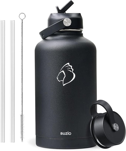 BUZIO 87oz Insulated Water Bottle Triple Wall Vacuum Stainless Steel | Half - Image 4