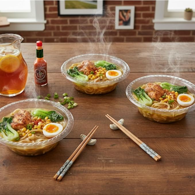 R-kay 200 Count 12 Oz Clear Plastic Bowls - Image 3