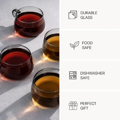 MIAMIO - Cappuccino Glasses/Tea Glasses Set - Olea | Borosilicate tea glasses - Image 7