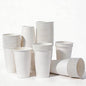 MOUMOULIFE Disposable Paper Coffee Cups 16 oz 300 Count, Leak-Proof White by moumoulife