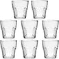 4.5oz Rock Bar Stackable Beverage Glasses – Set Of 8 Drinking Glasses | by Maredash