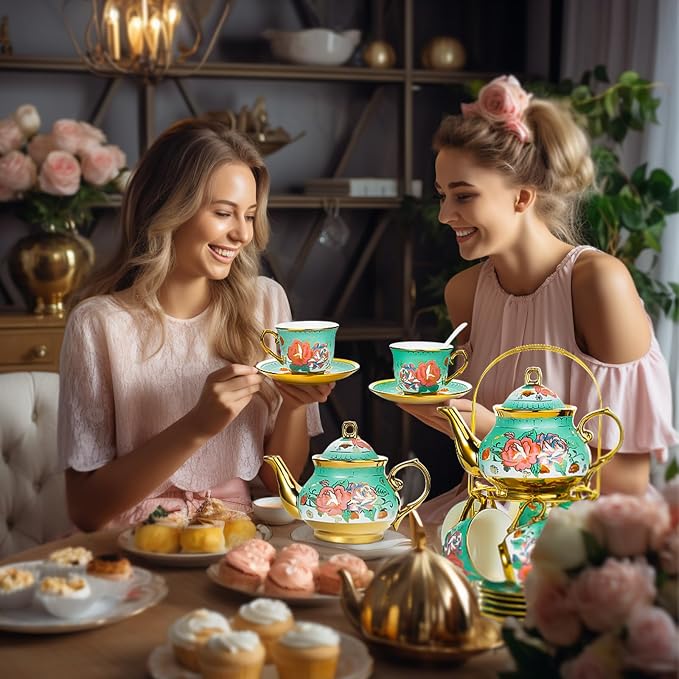 20 Pieces Porcelain Tea Set - Image 6