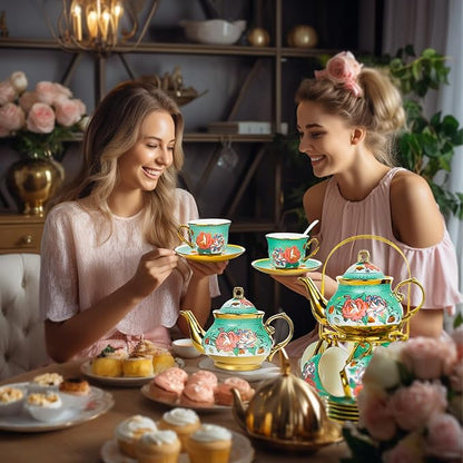 20 Pieces Porcelain Tea Set - Image 6