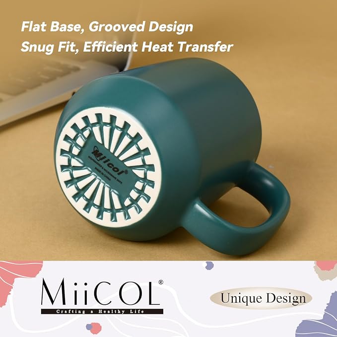 Miicol Ceramic Coffee Mug, 16 oz Large Coffee Cup, Tea Mug - Image 5