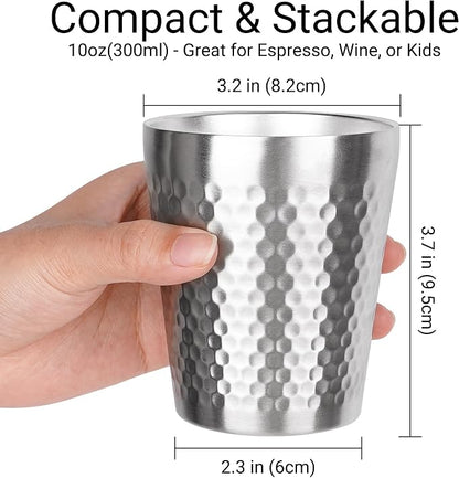 Adorila 10oz Stainless Steel Cups 4 Pack - Image 2