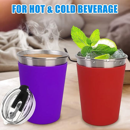ShineMe 5Pack Kids Cups with Straws and Lids Spill Proof, 12oz Toddler Straw - Image 8